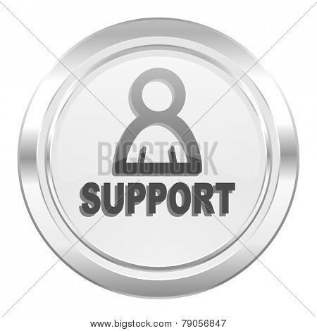 support metallic icon