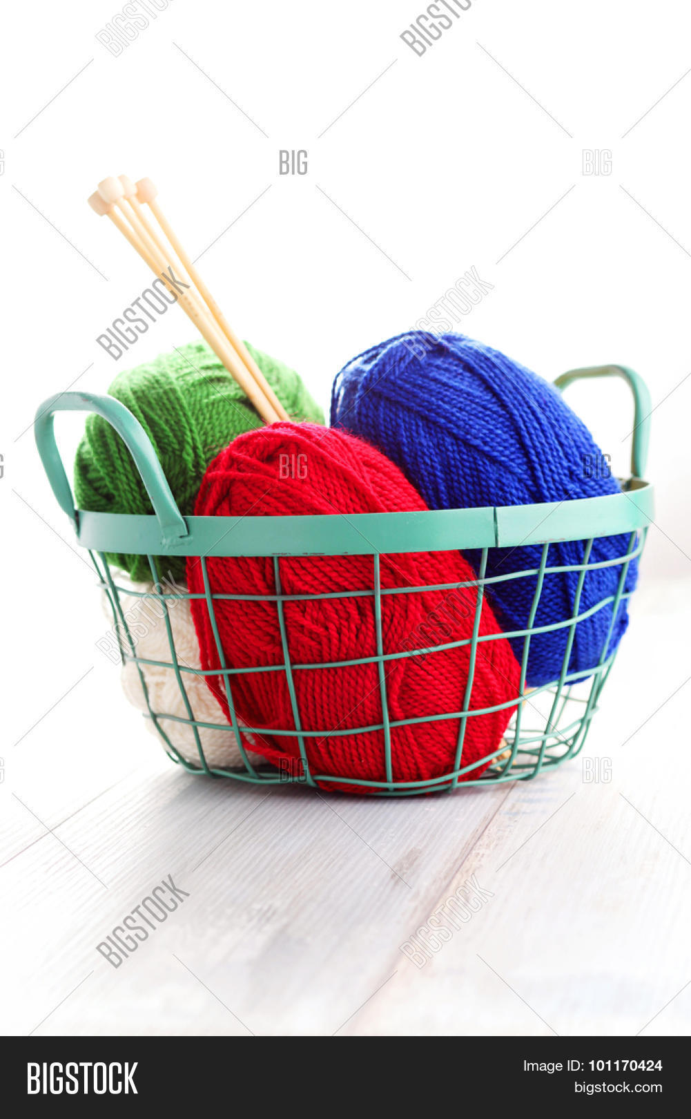 lots of colorful wool - needlecraft