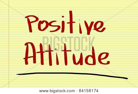 positive attitude concept