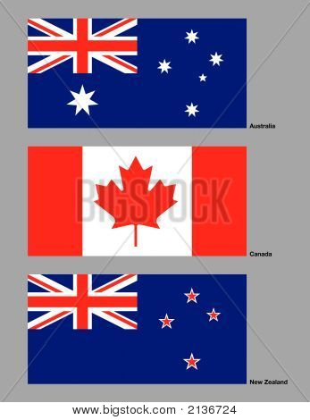 澳大利亚, 加拿大和新西兰 flags.eps