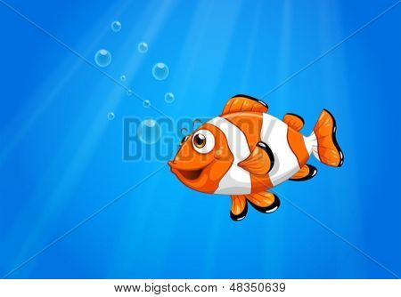 保存取消 &nbsp; 保存 illustration of a sea with a nemo fish  by