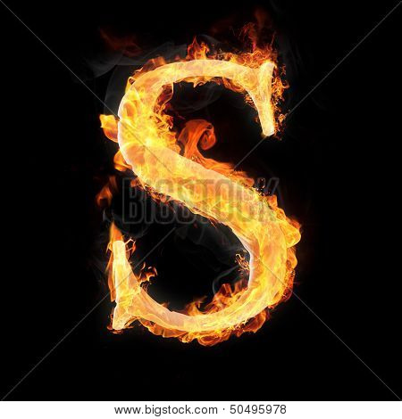 burning objects and objects on fire background