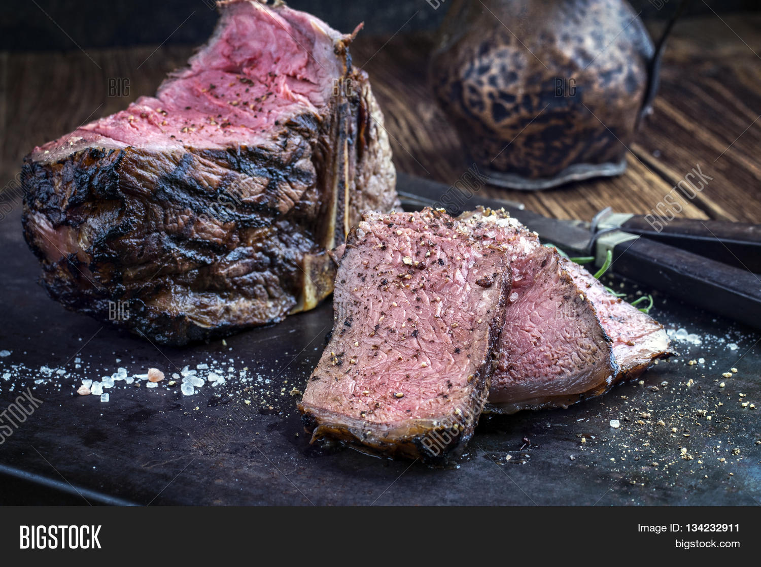barbecue porterhouse steak