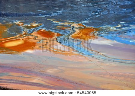 copper mine water contamination in geamana, near rosia montana