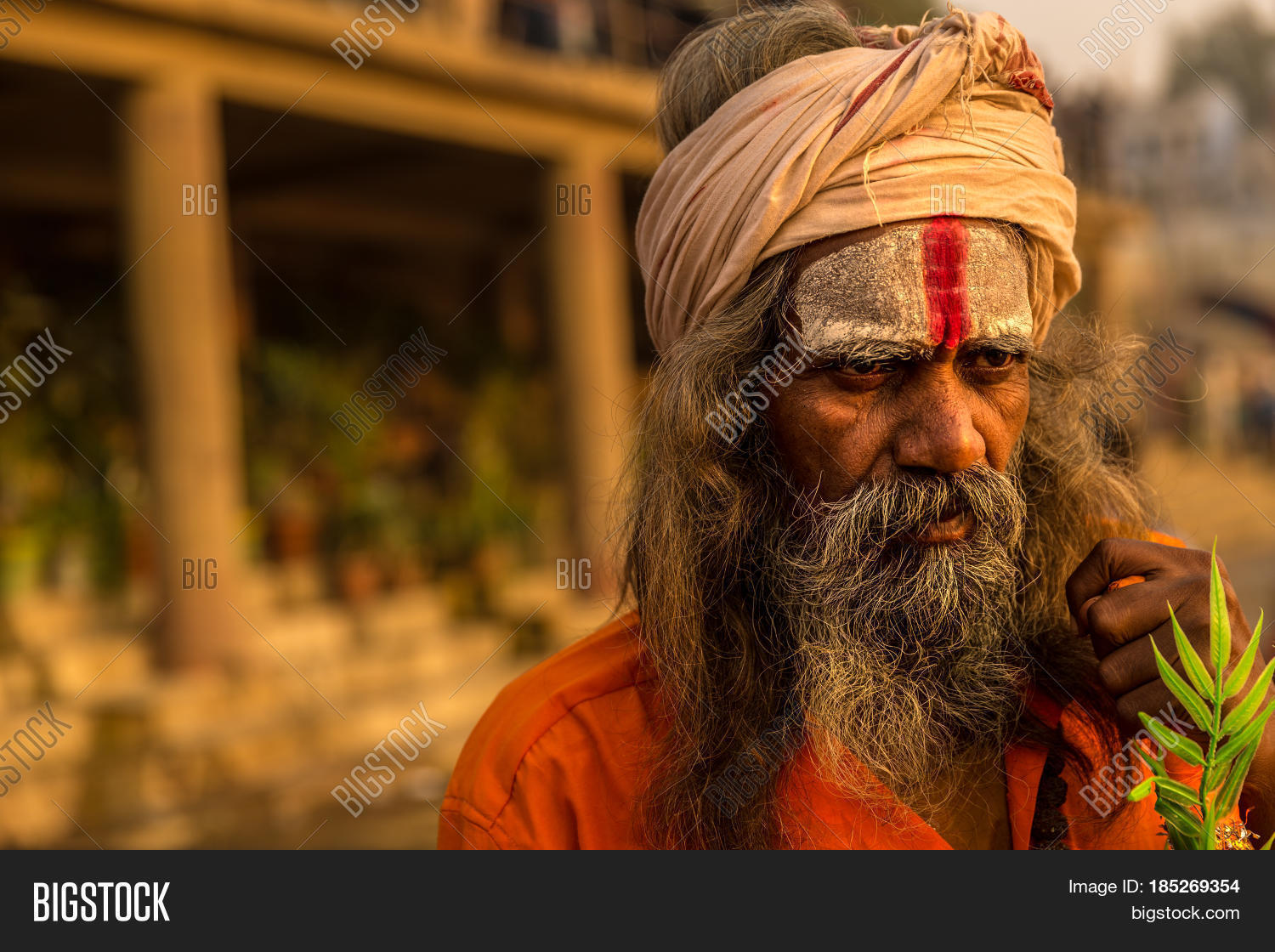 sadhu in varanasi, india