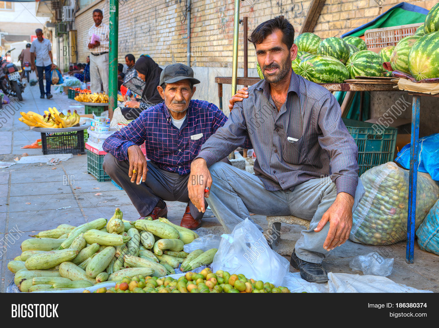 bandar abbas hormozgan province iran - 16 april 2017: two