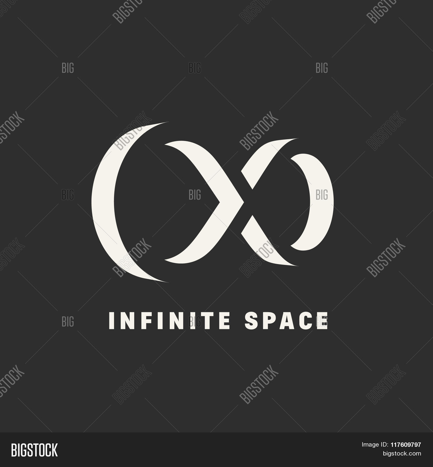 negative space abstract vector矢量图和照片 | bigstock