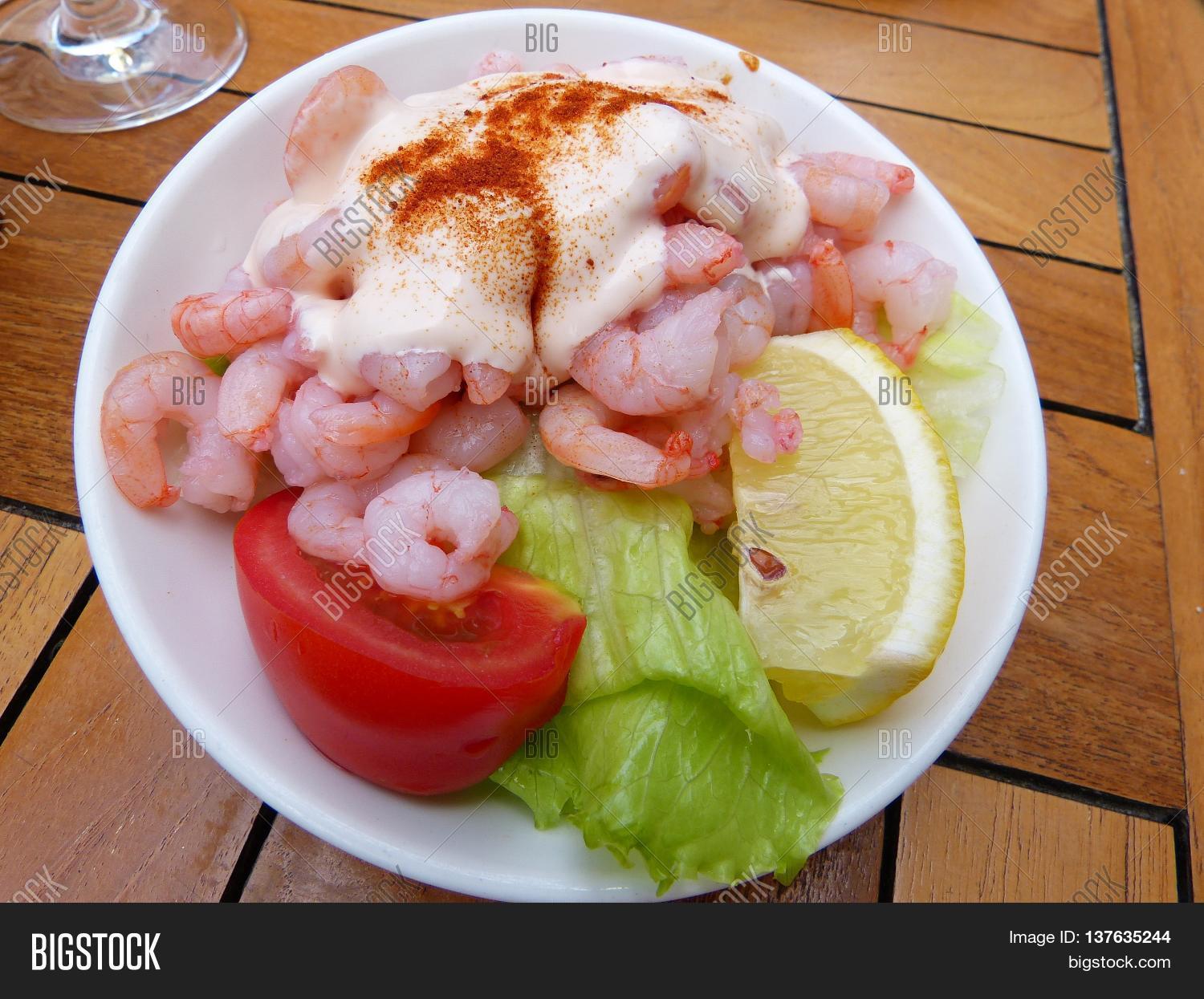 shrimp cocktail at a restaurantin st julians, malta.
