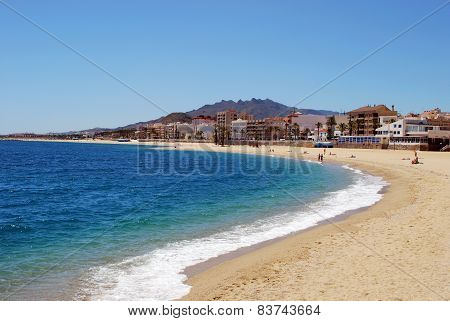 sandy beach, garrucha.