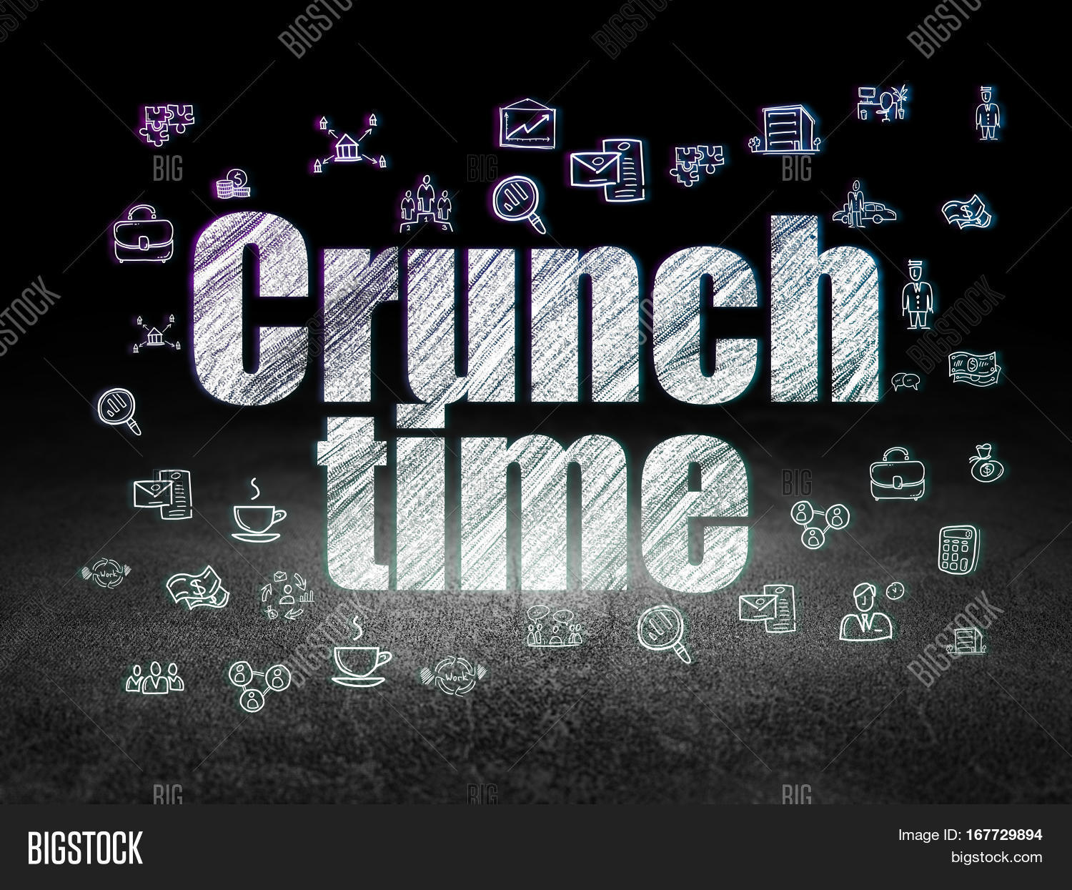 business concept: glowing text图片和照片 | bigstock