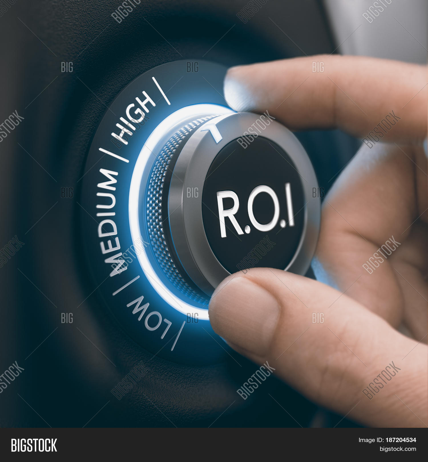 hand turning knob to select high return on investment black and