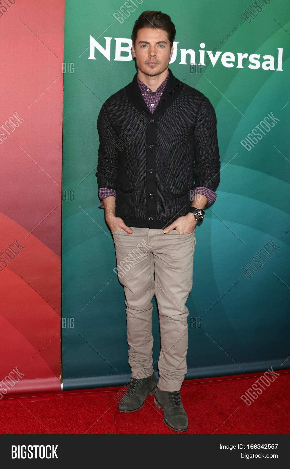 los angeles - jan 17: josh henderson at the nbc/universal cable