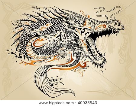 公开该 lightbox 保存取消 &nbsp; 保存 dragon doodle sketch tattoo