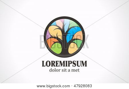 公开该 lightbox 保存取消 &nbsp; 保存 colorful tree vector logo