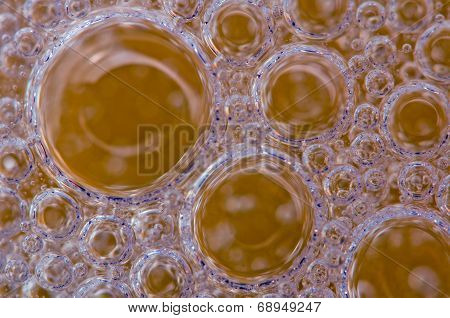 air bubbles. abstract background. macro