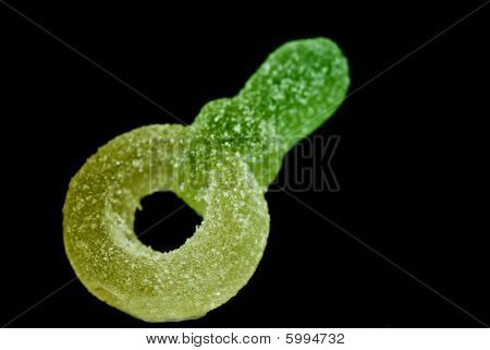 What is the haribo sweet that looks like a loop with a line coming out ...