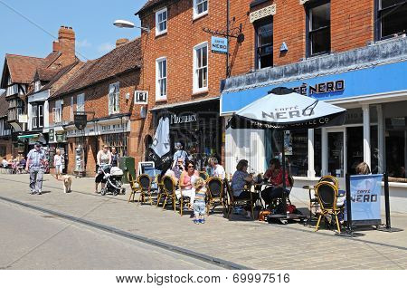 pavement cafe, stratford-upon-avon.